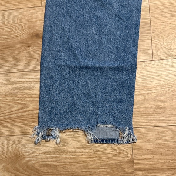 American Eagle Outfitters Light Blue Super High Waist Wide Leg - Picture 7 of 9